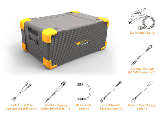 بسته باتری ژنراتور قابل حمل 12 ولت 26 کیلوگرم با 1 سال گارانتی و نیروگاه خورشیدی LiFePO4 3072 وات ساعت