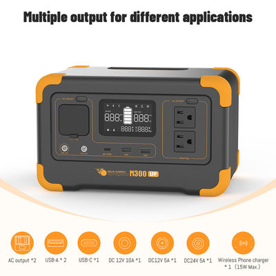 قیمت خوب ژنراتور خورشیدی باتری لیتیوم قابل شارژ 300 وات UPS LiFePO4 بانک انرژی خورشیدی آنلاین