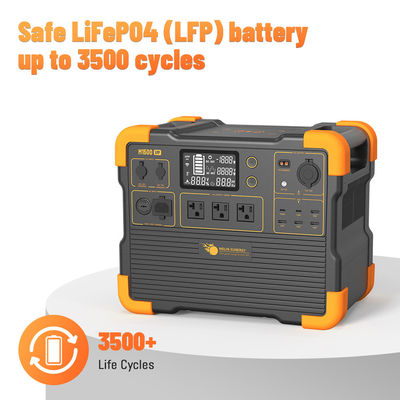 قیمت خوب ژنراتور موج سینوس خالص 2200W LiFePO4 سیستم ژنراتور خورشیدی قابل حمل آنلاین