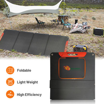 قیمت خوب کم وزن ETFE 200W بسته بندی پنل خورشیدی IP65 قابل حمل برای ماجراجویی در فضای باز آنلاین