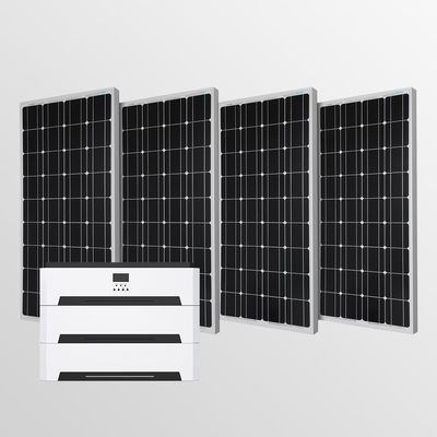 قیمت خوب 3150W LiFePO4 سیستم ذخیره انرژی خورشیدی 6000 بازیافت با 80A محدوده جریان PV آنلاین