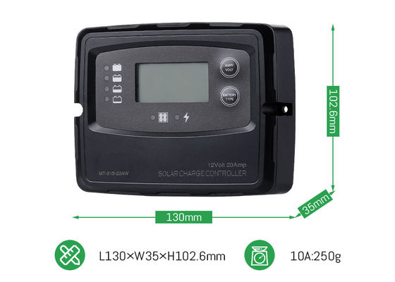 20A 12V 24V Smart PWM Digital Solar Charge Controller برای پنل های خورشیدی باتری LiFePO4