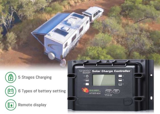 کنترل کننده هوشمند شارژ خورشیدی دیجیتال 12 ولت 24 ولت با BMS Wake Up