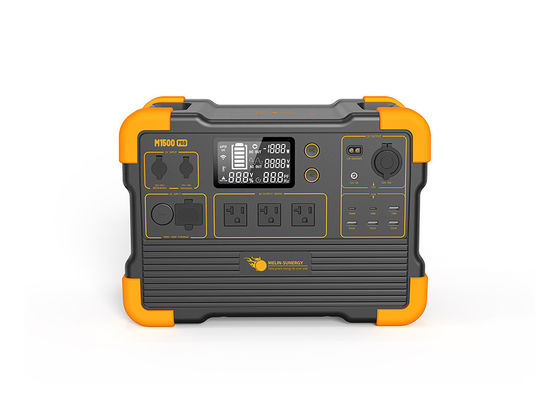 2000W لیتیوم یون UPS ژنراتور خورشیدی 110V / 220V حفاظت چندگانه آسان حمل