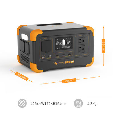 قیمت خوب اینورتر 300 واتی خورشیدی پشتیبان اضطراری با ظرفیت 288 وات ساعت و کنترل‌کننده شارژ MPPT آنلاین