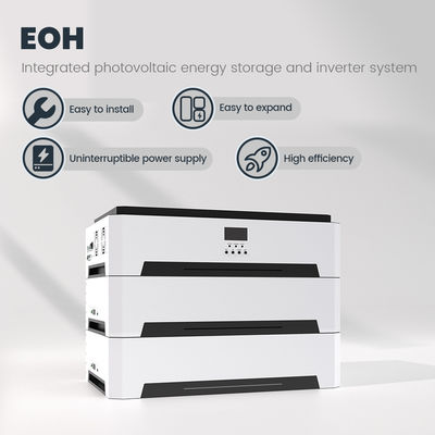 سیستم ذخیره انرژی خورشیدی 10KW LiFePO4 با شارژ 120A AC و محافظت IP20 برای انرژی خورشیدی خانگی