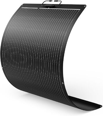 پنل خورشیدی نیمه انعطاف پذیر 100 وات پنل های خورشیدی فتوولتائیک انعطاف پذیر برای کاروان، RV، قایق، ون